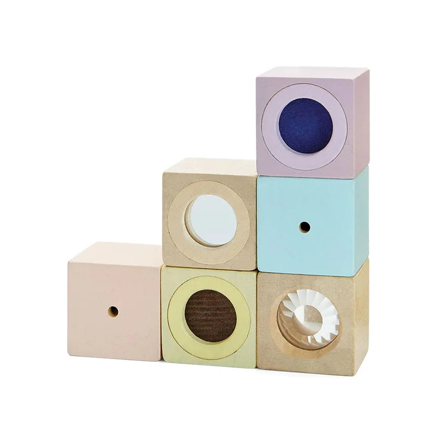 PlanToys Sensory Blocks Pastel