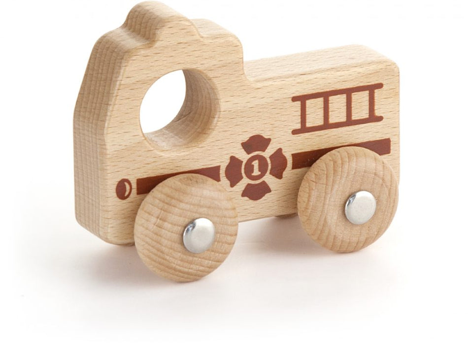 Viga Wooden Toy Vehicle Fire Engine