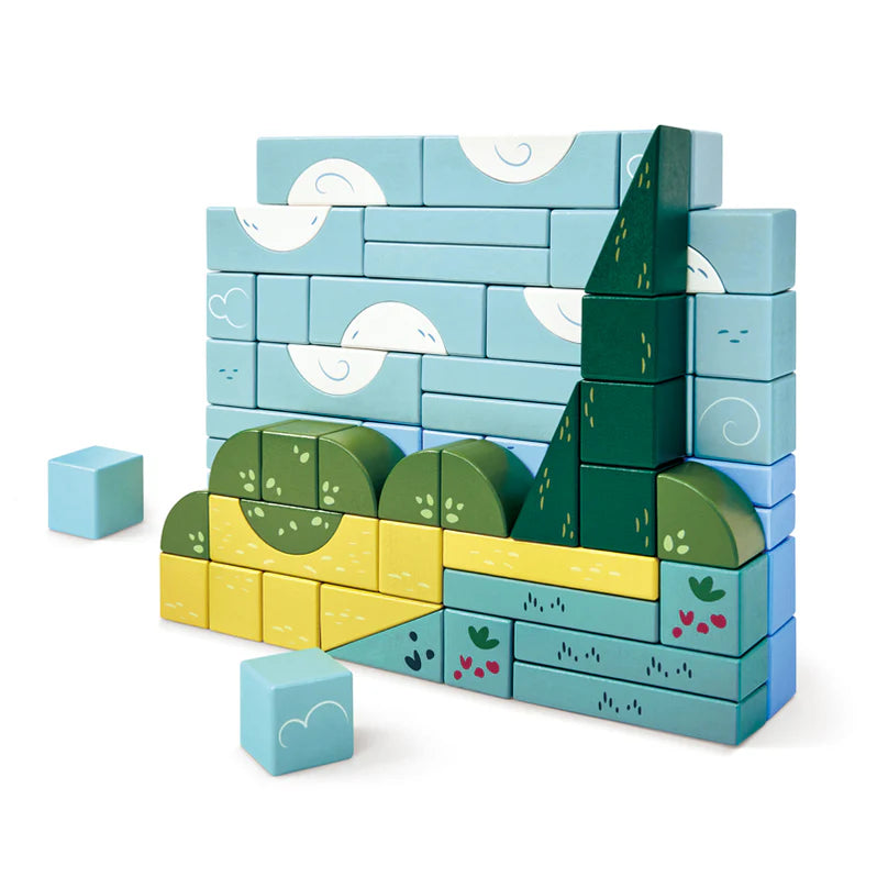 Hape Van Gogh Building Block Set 76pc