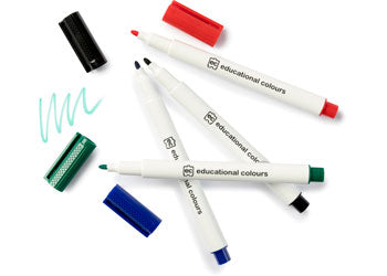Markers Whiteboard Thin Pk 4