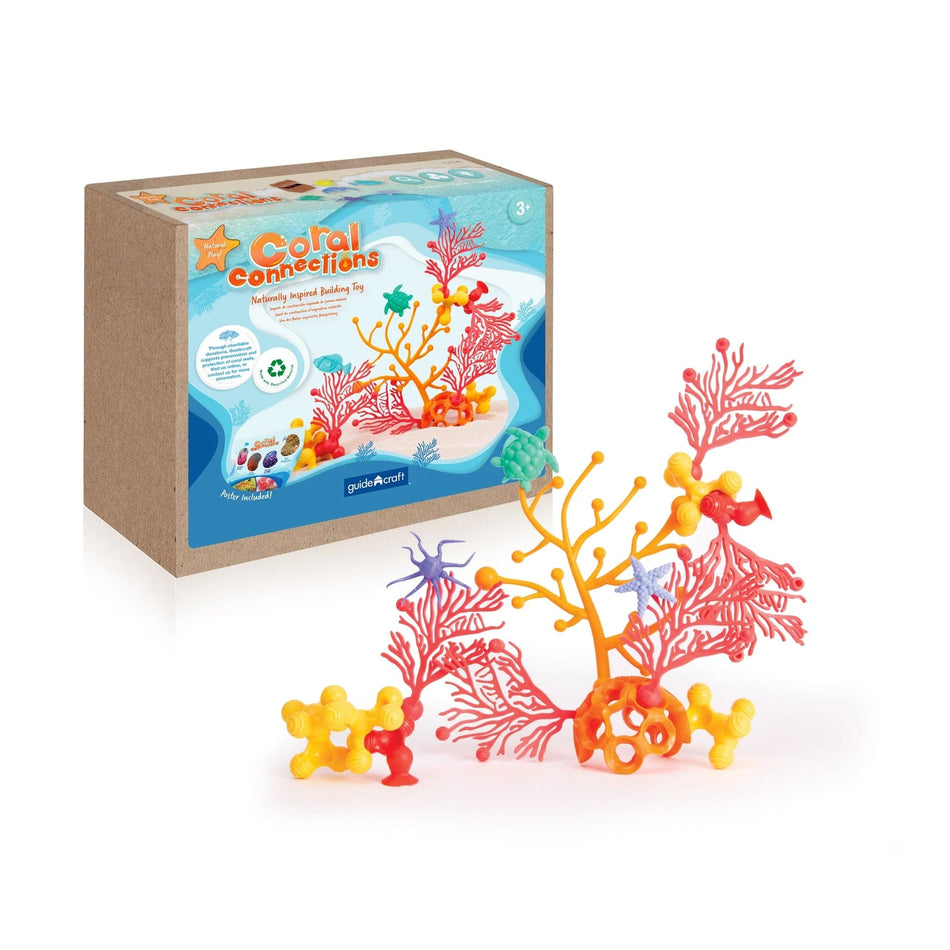 Guidecraft Coral System 40pc