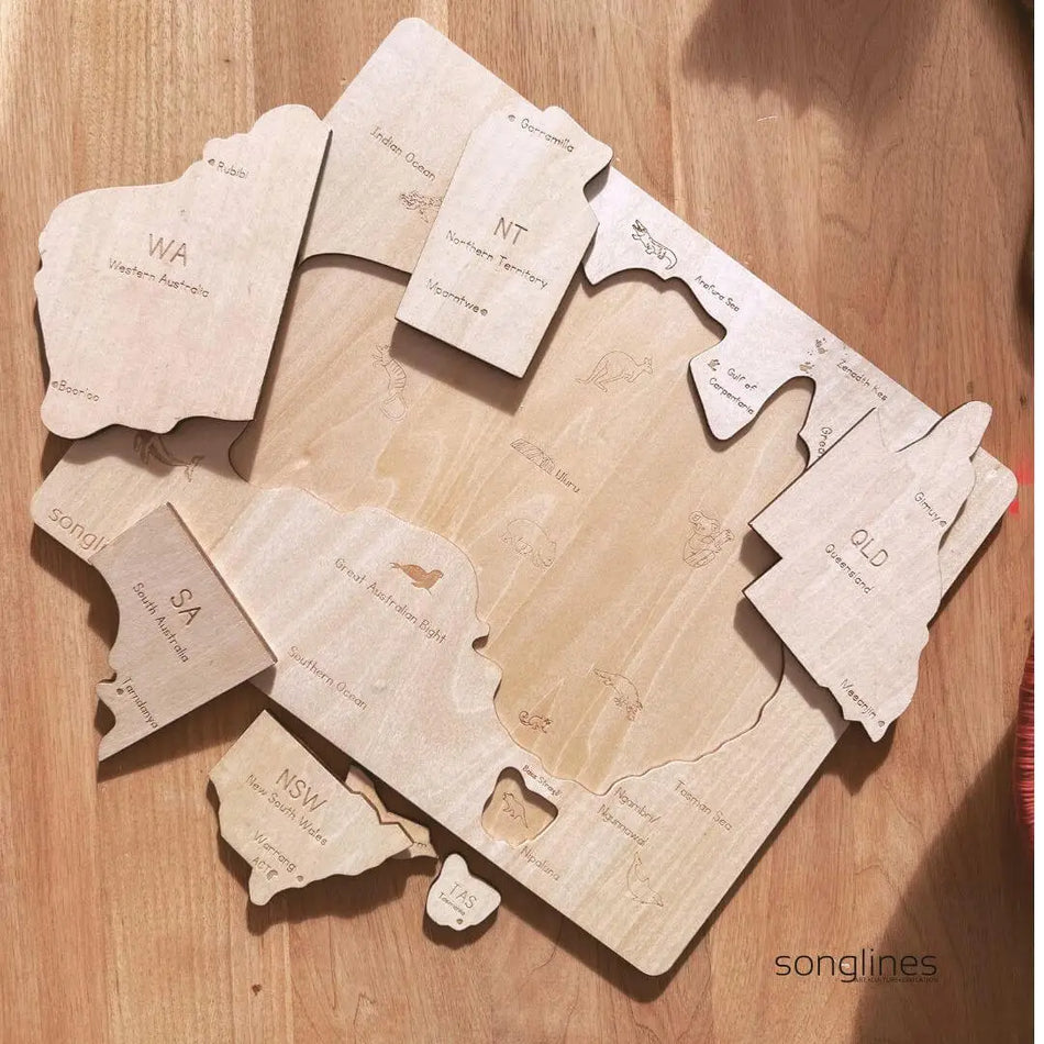 Songlines Traditional Place Name Puzzle