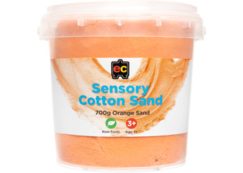 Sensory Cotton Sand 700g  Orange