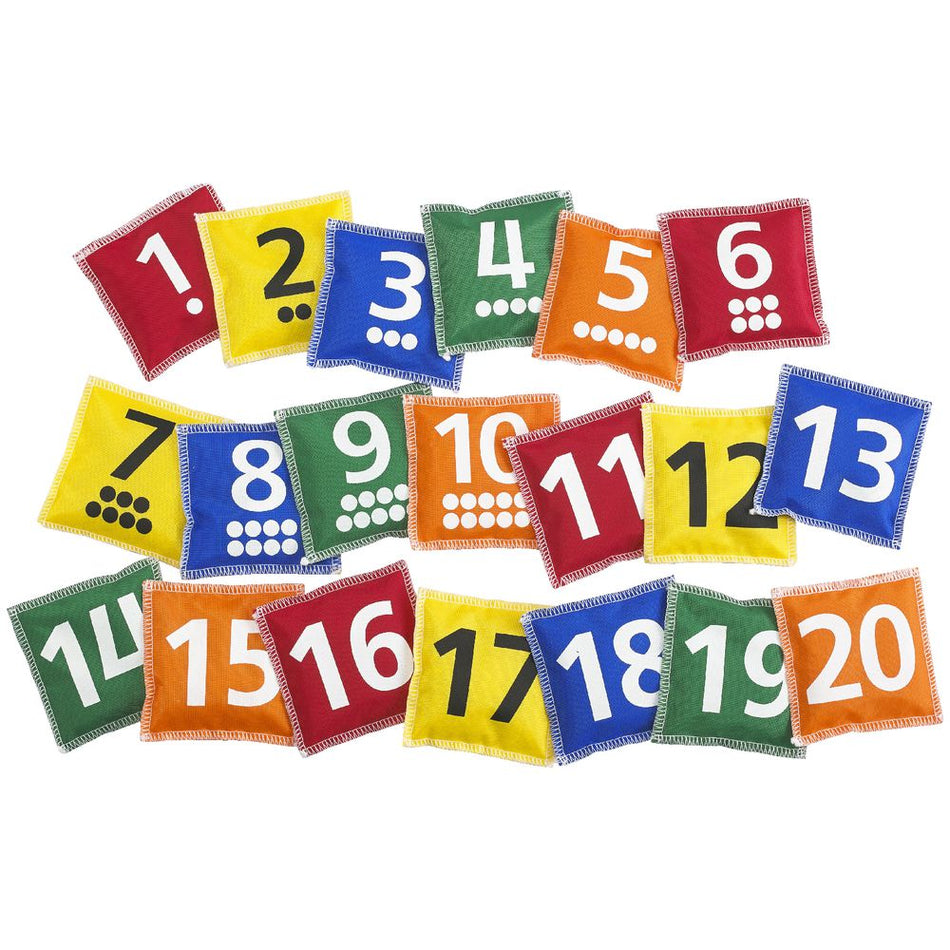 EDX Number Bean Bags Set 20