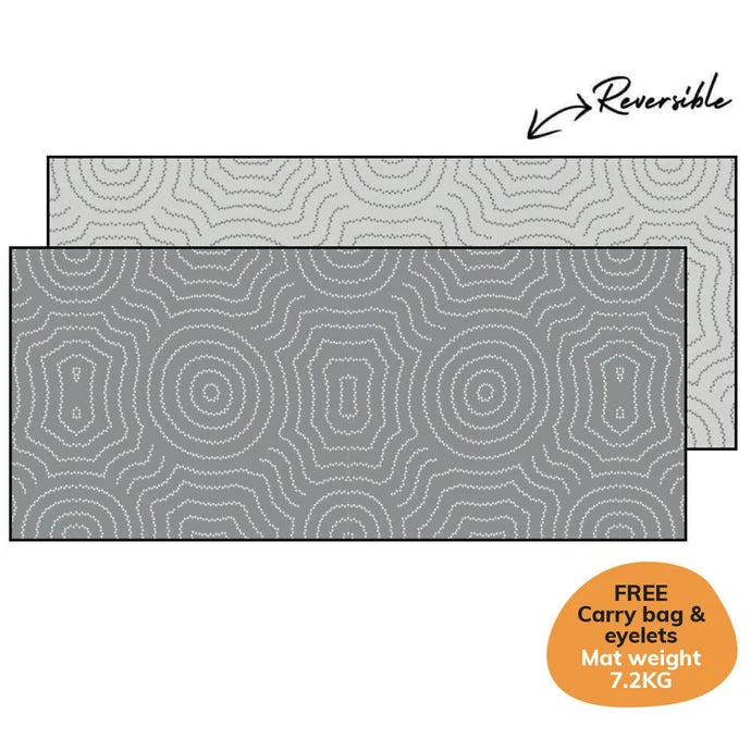 Recycled Mats Water Dreaming Mat 2.4m x 6m