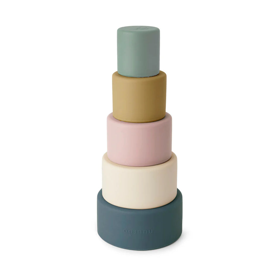 Nuuroo Vanja Silicone Stacking Cups Tower 5pc