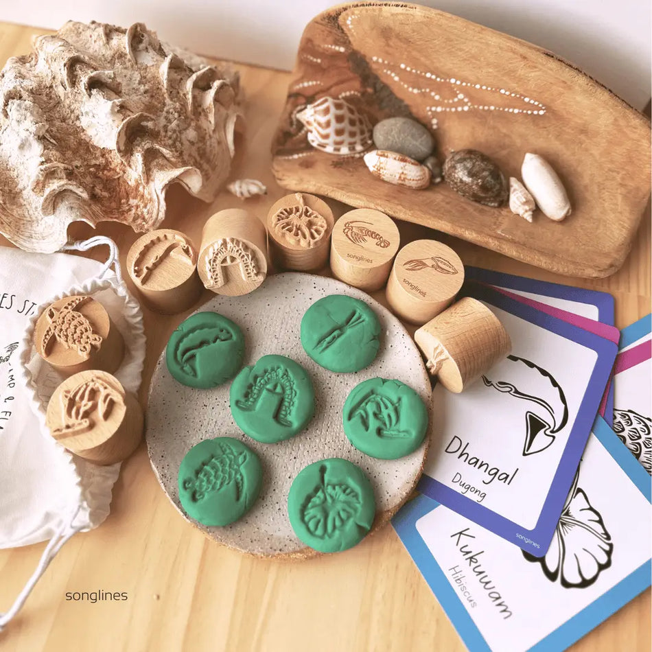 Songlines Torres Strait Island Stamp & Flashcard Collection