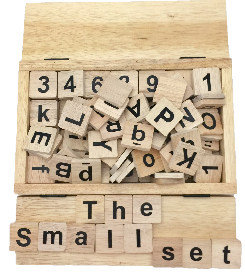 Papoose Half Letter And Number Set