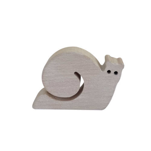 Papoose Achromatic Wood Garden Animals 6pc