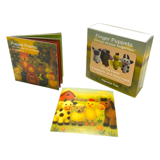 Papoose Farm Animal Finger Puppets 4pc