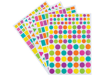 Adhesive Shapes Pk 40 Sheets
