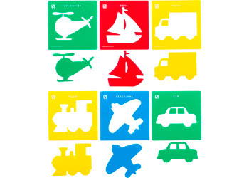 Stencils Transport Set 6