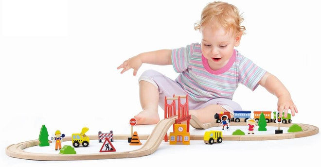 Viga Train Set 39pcs