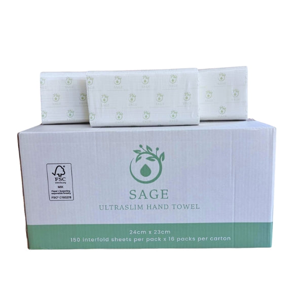 Paper Hand Towel Interfold 150/pack 16pks/carton