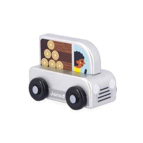 Janod Cars Set of 4 Mixed