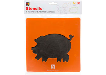 Stencils Farm Animals Set 6