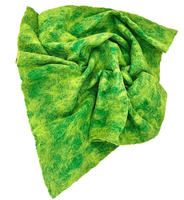 Papoose Nuno Felt Play Cloth Greens Medium