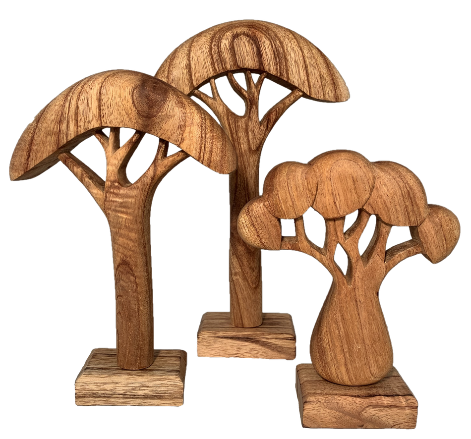 Papoose African Trees Natural 3pc