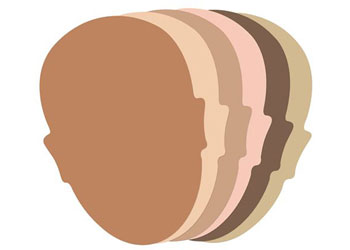 Shapes Face 17cm 50pk