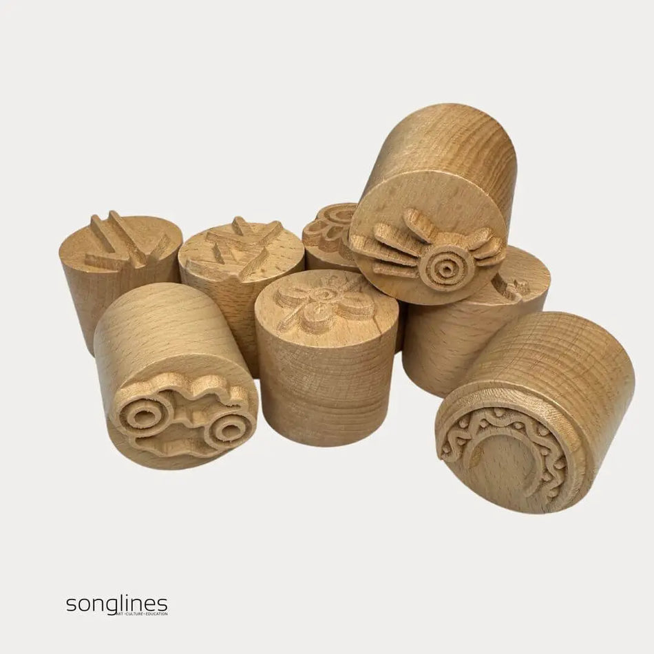Songlines Aboriginal Symbol Stamps & Flashcards