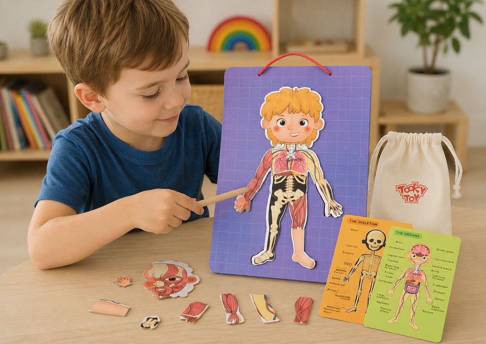 Tooky Toy Magnetic Body Chart