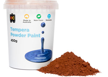 Tempera Powder Paint 450gm Brown
