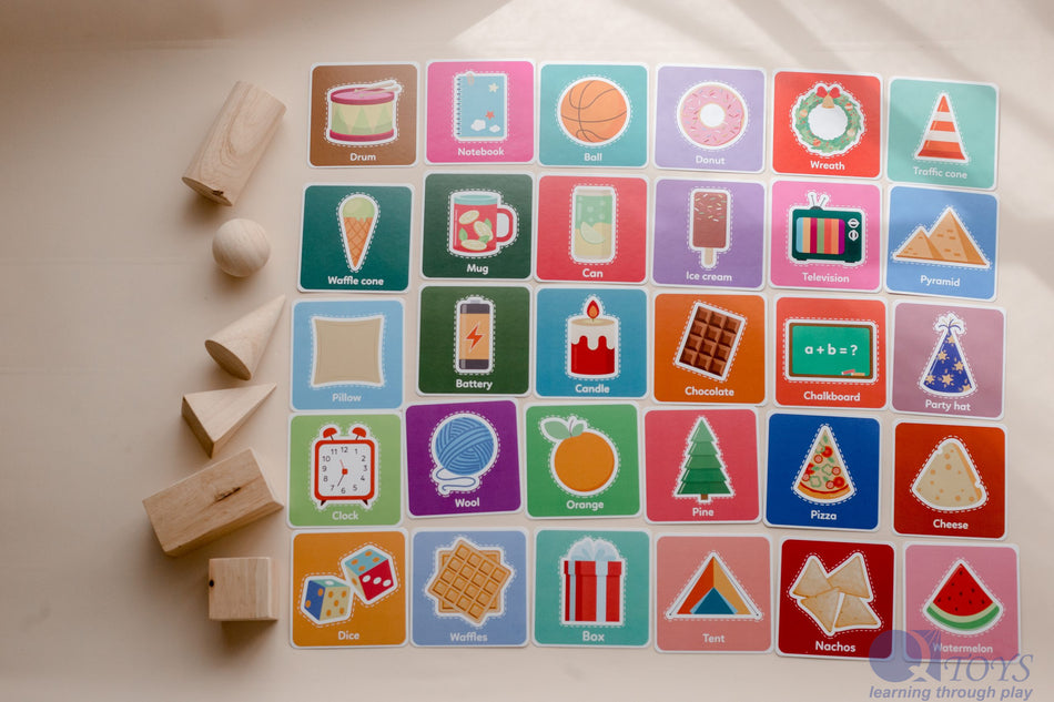Q Toys 3D Geo Shape Learning Kit