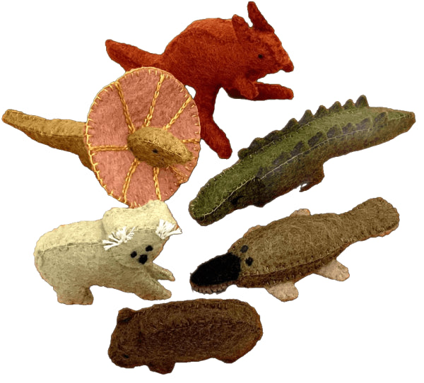 Papoose Aussie Animals+Outback Mat 7pc