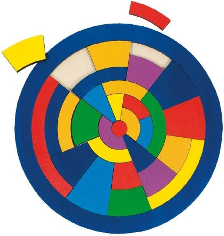 Goki Circle Rainbow Puzzle Blue
