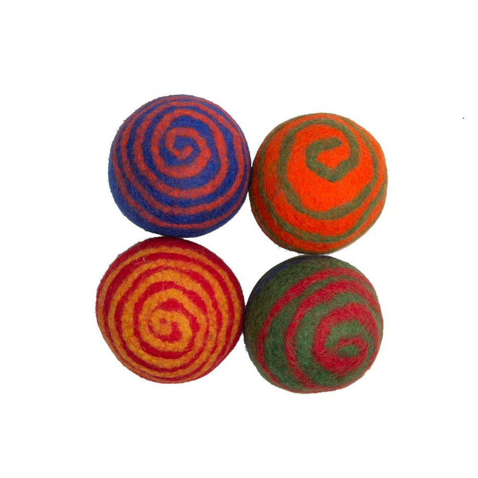 Papoose Balls Spiral 7cm 4pc