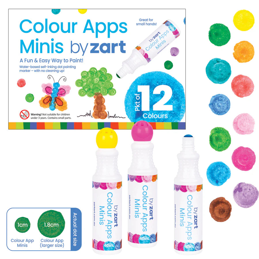 Zart Colour Applicators Minis 12pk