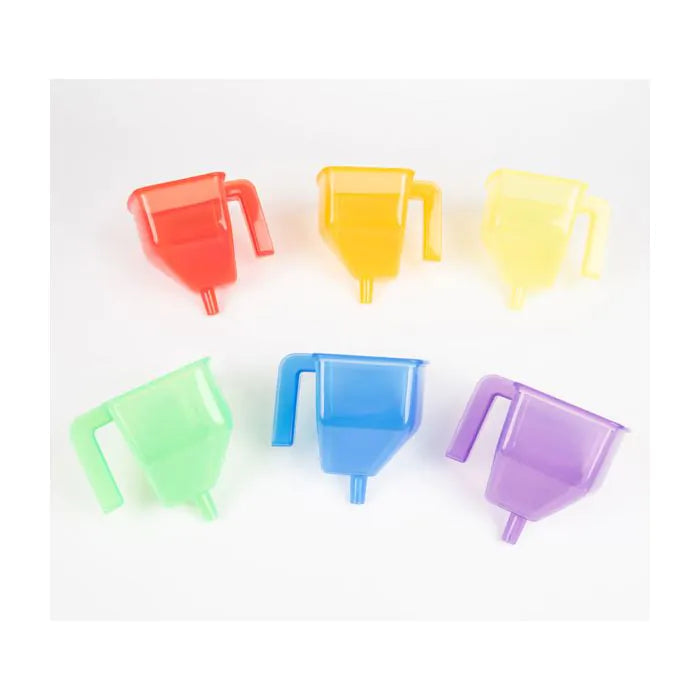 Tickit Translucent Colour Funnel Set
