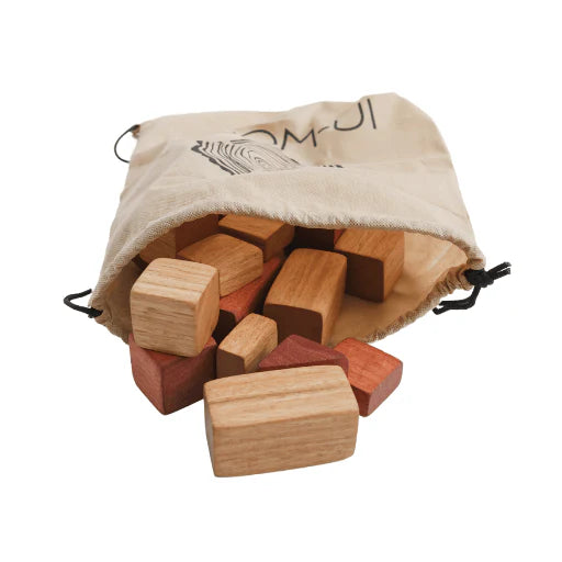 In-Wood Bag of Blocks 26pc