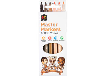 Markers Master Skin Tone Markers Pk 6