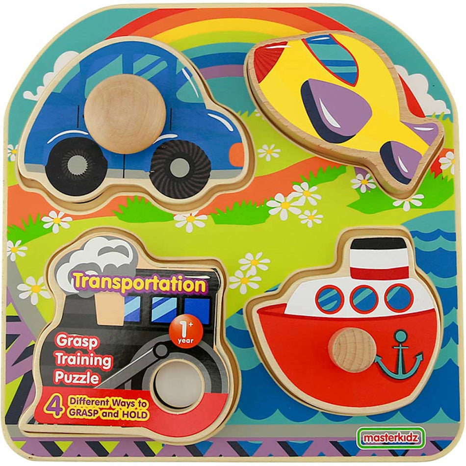 Masterkidz Knob Puzzle Vehicle