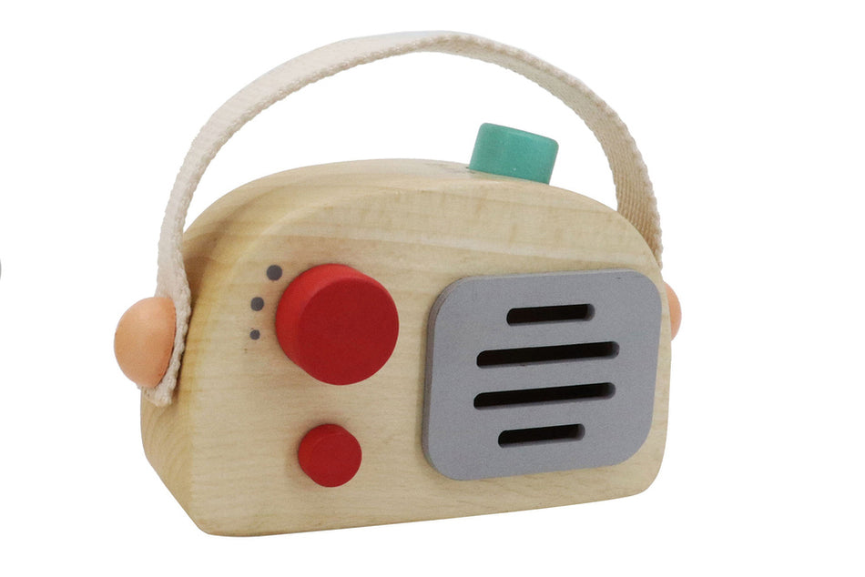 Kaper Kidz Wooden Radio Music Box Red