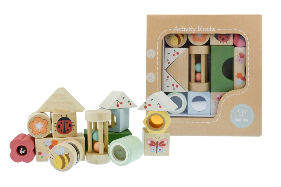 Kaper Kidz Wooden Spring Insect Activity Blocks