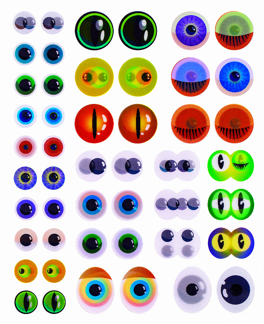 Sticker Moving Eyes Pk 144