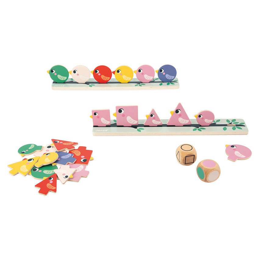 Janod Sorting Shapes Sizes & Colours Birds