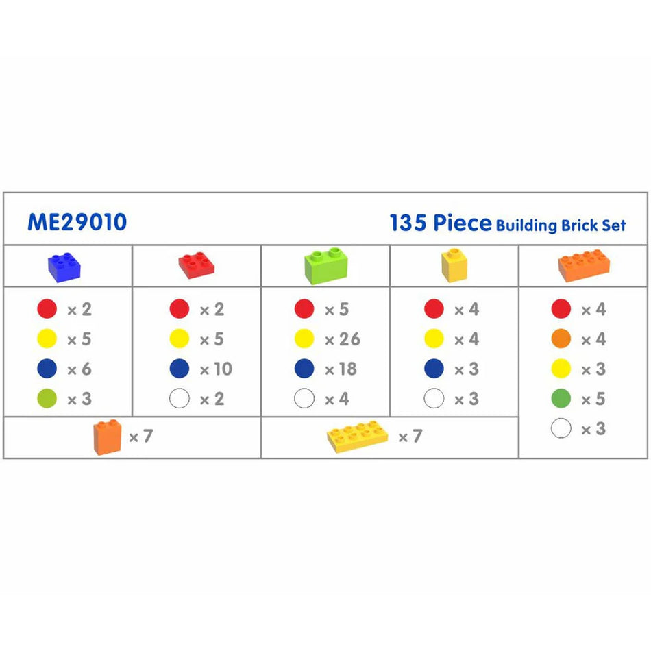 Masterkidz 'Duplo' Brick Set 135pc with base plates