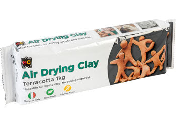 Air Drying Clay 1kg Terracotta