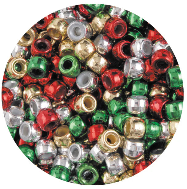 Pony Beads Christmas Colours
