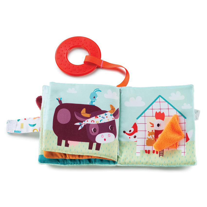Lilliputiens Farm Soft Fabric Book