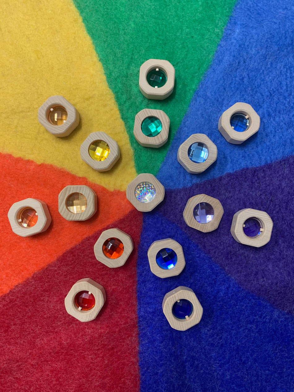 Papoose Bitcoin Window Rainbow Set 15pc
