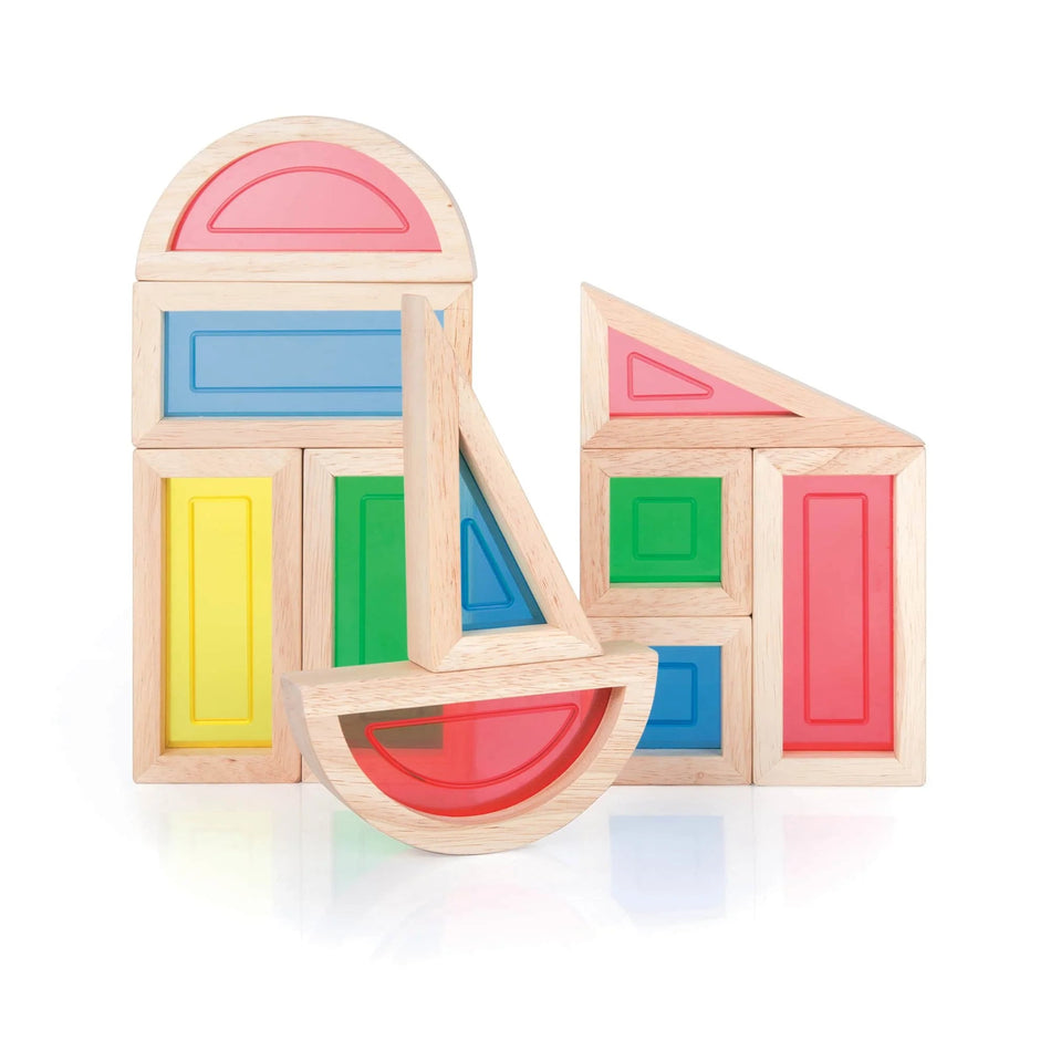 Guidecraft Rainbow Blocks 10pc