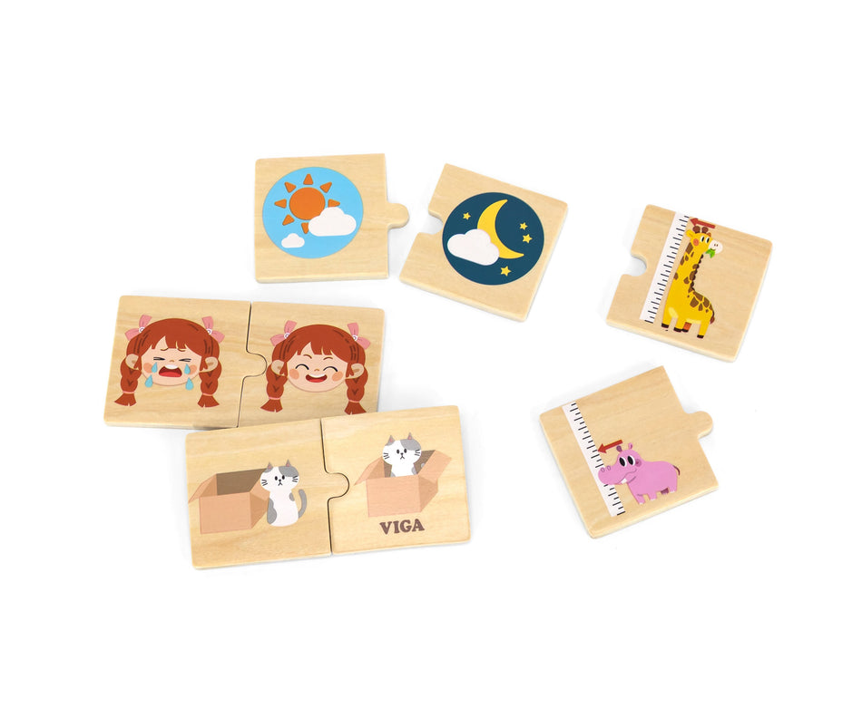 Viga Opposites Puzzle Set
