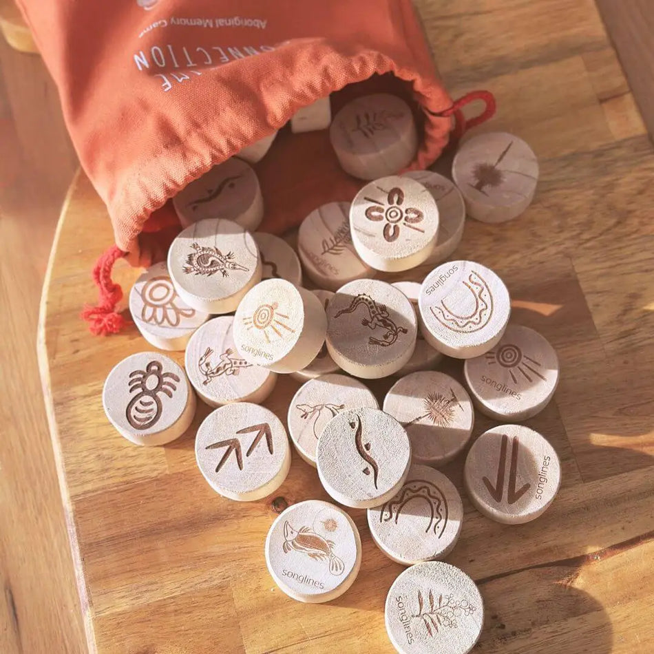 Songlines Dreamtime Connection Aboriginal Matching Game