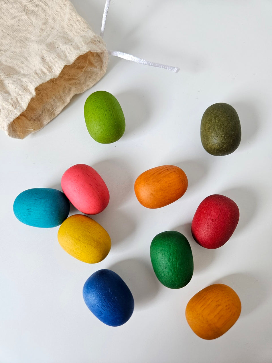 Q Toys Rainbow Pebbles Set of 10
