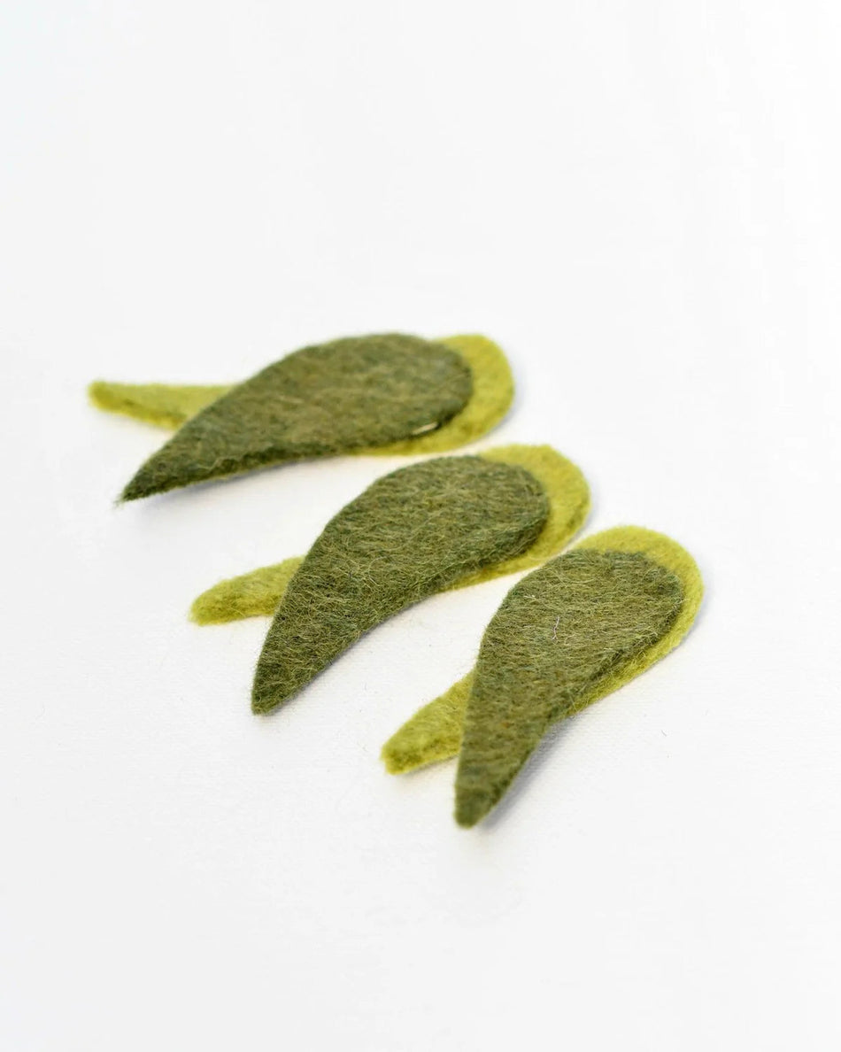 Tara Treasures Felt Gum Leaves 3 Sets