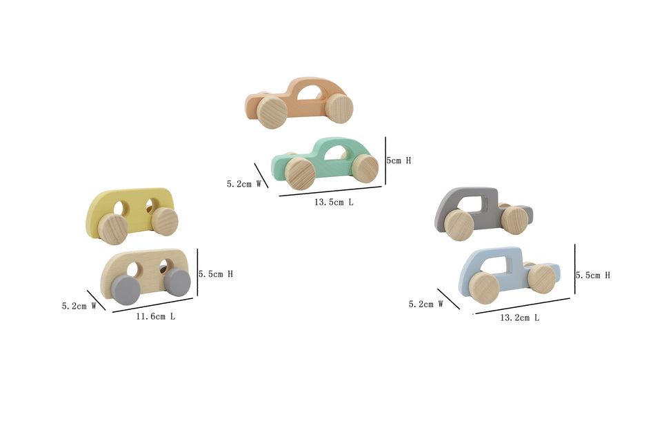 Calm & Breezy Wooden Car 6pc